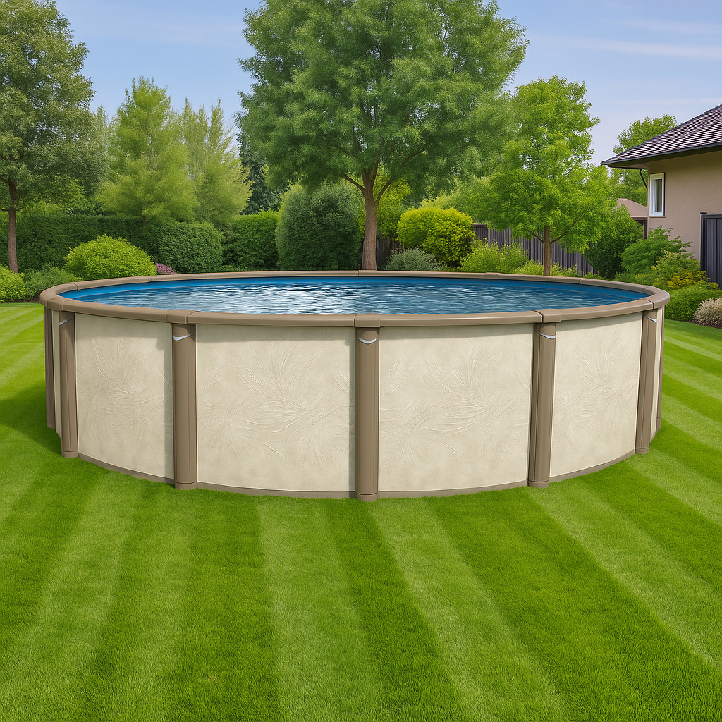Azor Round Above Ground Pool β Turn Your Backyard Into a Resort