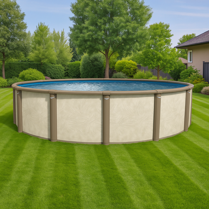 Azor Round Above Ground Pool – Turn Your Backyard Into a Resort