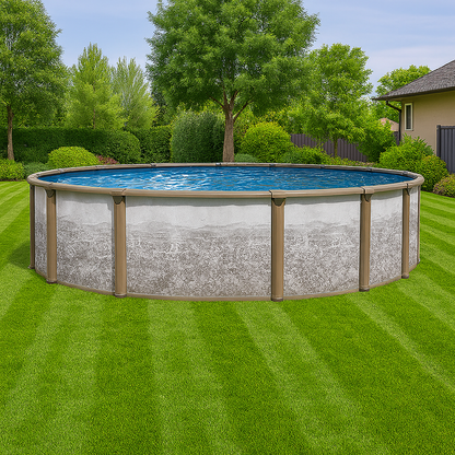 Regency Round Above Ground Pool – Swim ready in a single afternoon
